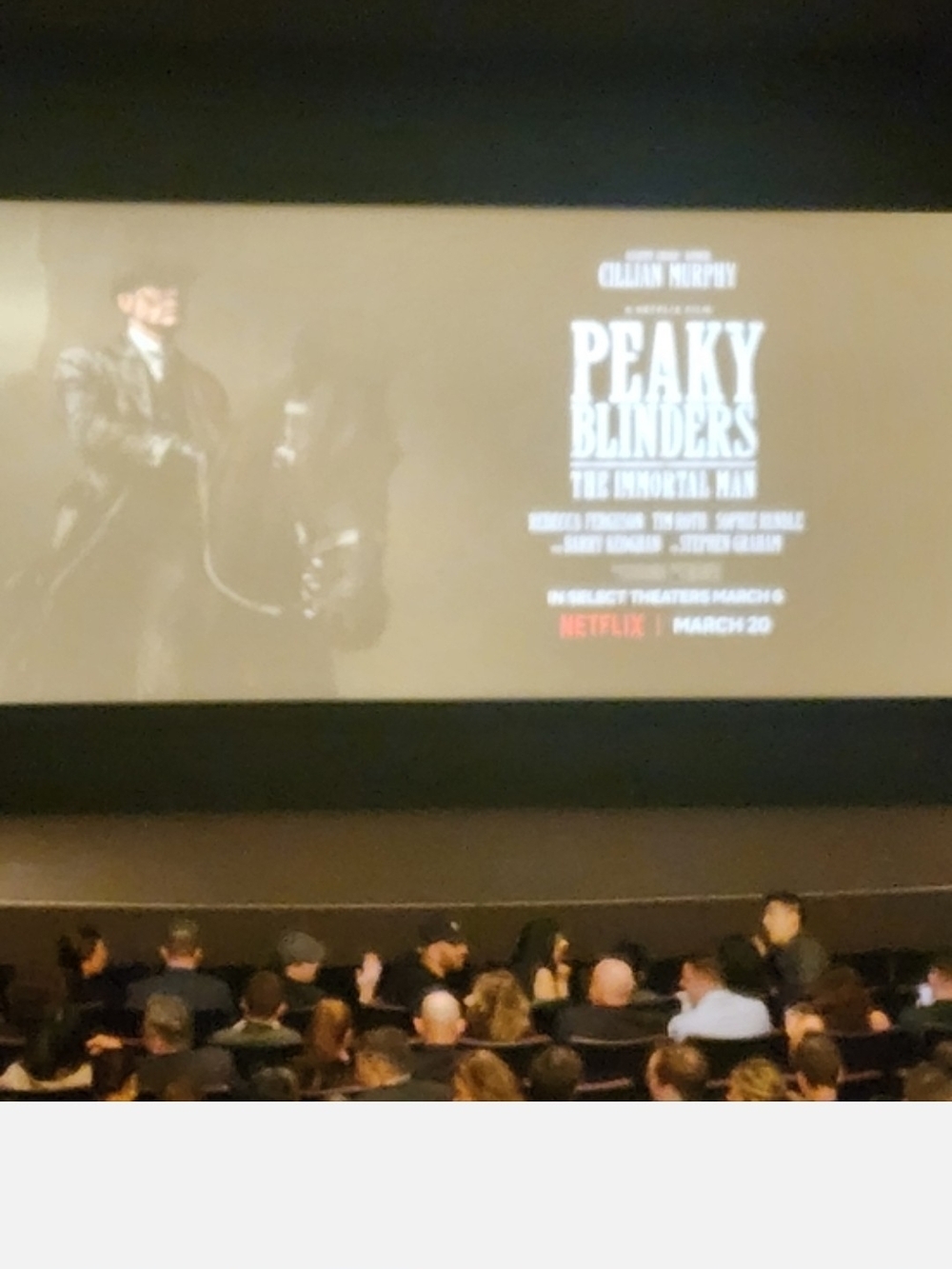 Peaky Blinders Cap - Red Carpet Premier Immortal Man W/ Tkt - Picture 3 of 7